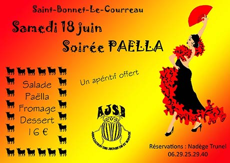 Affiche soirée AJSB 18 juin 2016