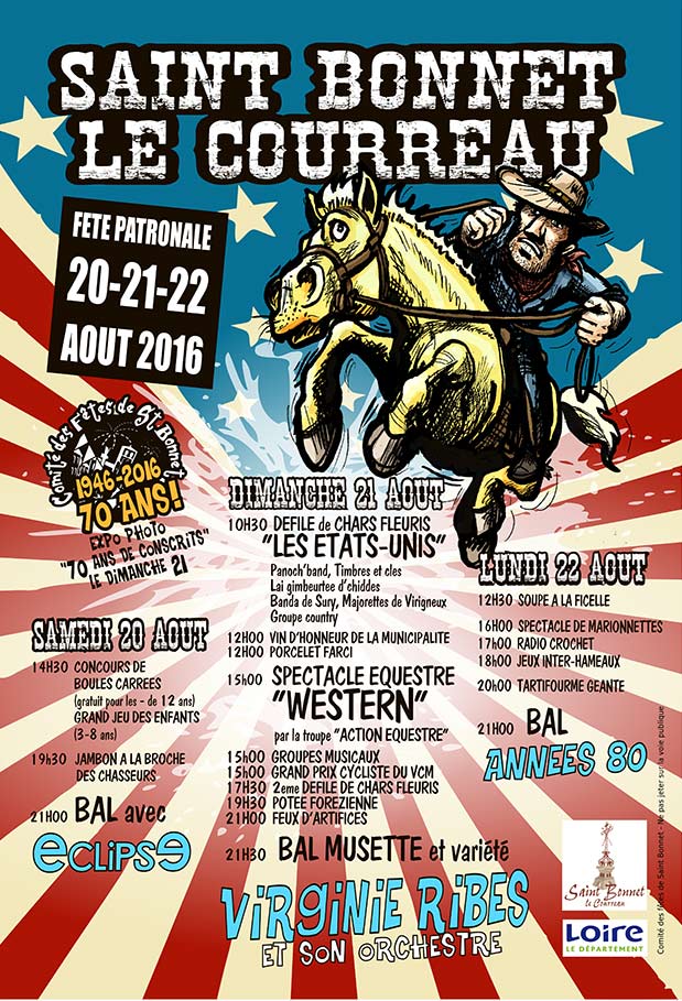 Fête patronale 2016 à St-Bonnet-Le-Courreau